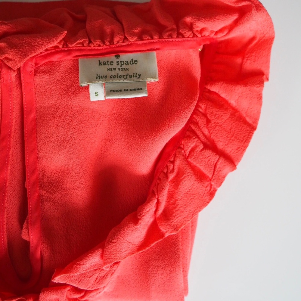 Kate Spade Ruffle Tank Top Blouse - Picture 5 of 5